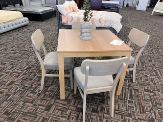 5 PIECE DINING TABLE SET - WE DELIVER 