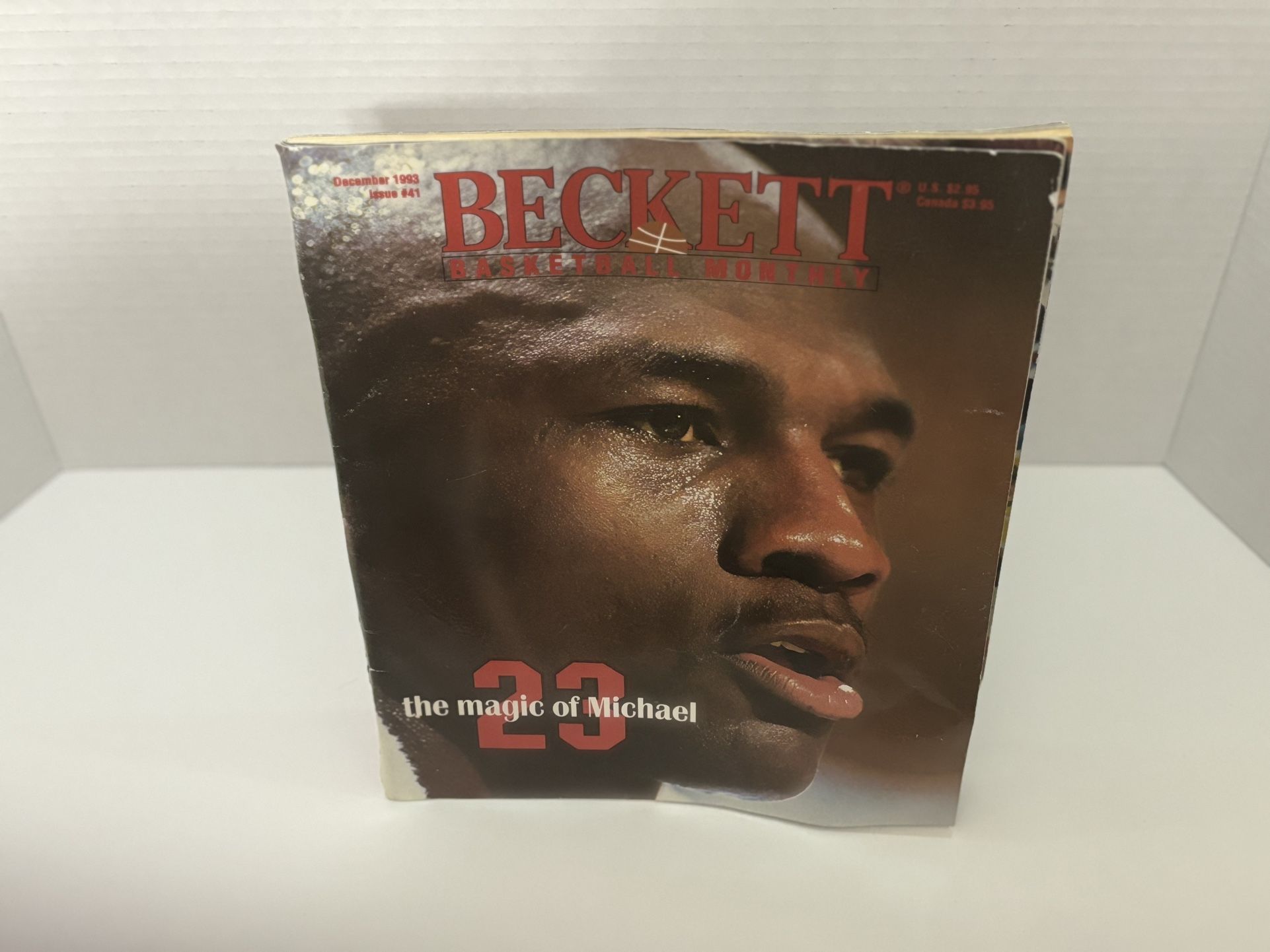 Beckett Basketball Monthly Magazine December 1993 Issue #41 Michael Jordan On Cover