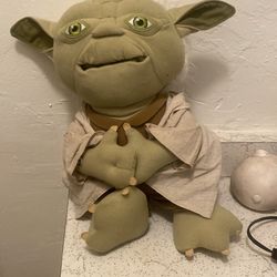 Yoda Star Wars plush talking yoda rare collectible