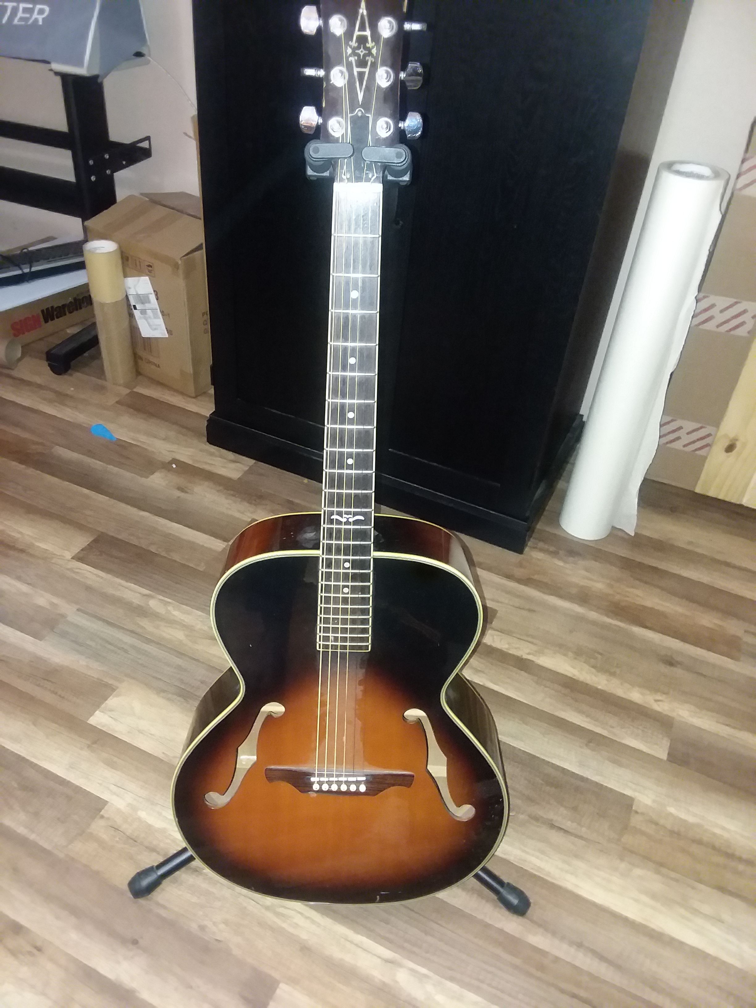 Alvarez artist model 5055 acoustic guitar.