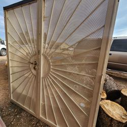 Double Steel Security Door