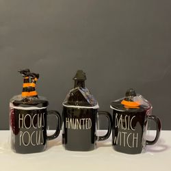 Rae Dunnn Halloween mugs set of 3