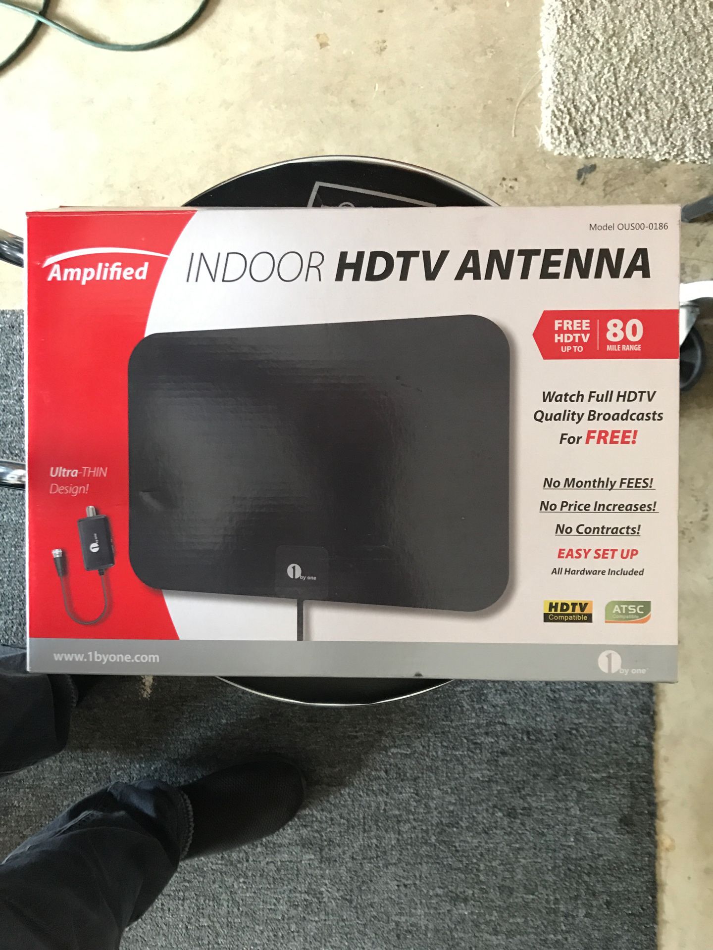 Indoor HD TV antenna amplified $15 obo