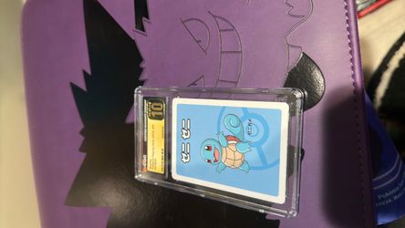 CGC 10 Squirtle Japanese Pokemon Card Graded