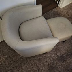 Small Chair  And Foot Stool