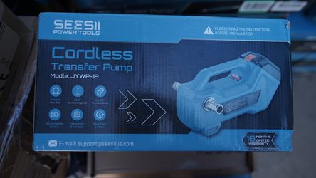 SEESII Cordless Transfer Pump Water & Diesel / Fuel