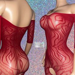 EXOTIC DANCE/ CLUB/ RAVE WEAR: BURGUNDY JUMPSUIT