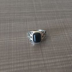 Vintage Unisex Black Ring 