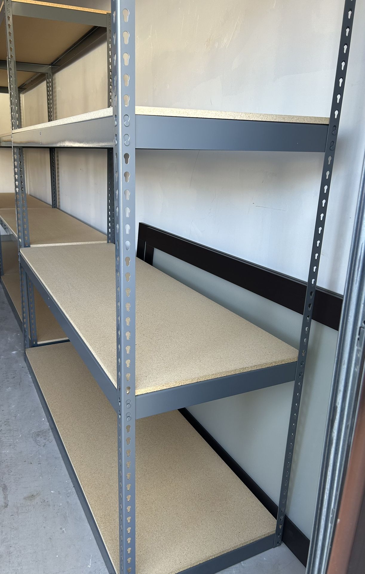 Garage Shelving 72 in W x 24 in D Boltless Shed Storage Shelves Heavy Duty Stronger Than Homedepot And Lowes Racks Delivery Available