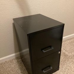 2 Drawer Metal Filing Cabinet With Keys