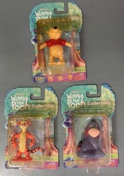 NEW and SEALED 3 Fisher Price Disney Figures Winnie The Pooh Tigger Eeyore $10 for All