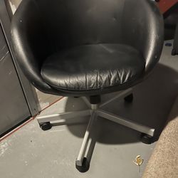 Leather Black Chair 