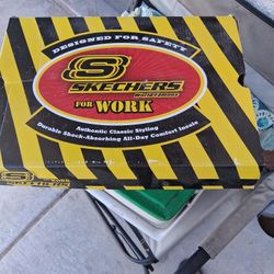 Size 10 Sketchers Steel Toe Work Boots Brand New 