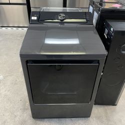 LG Black Electric Dryer 