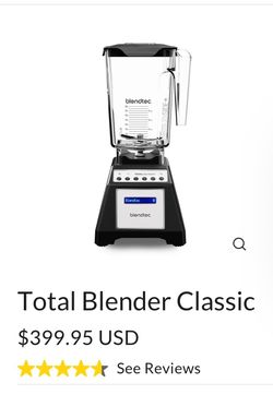 Blendtec Total Blender with WildSide+ Jar