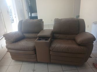 Leather / Faux Leather Double Recliner 