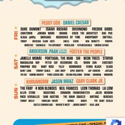 Wonderfront 3 Day GA Tickets 