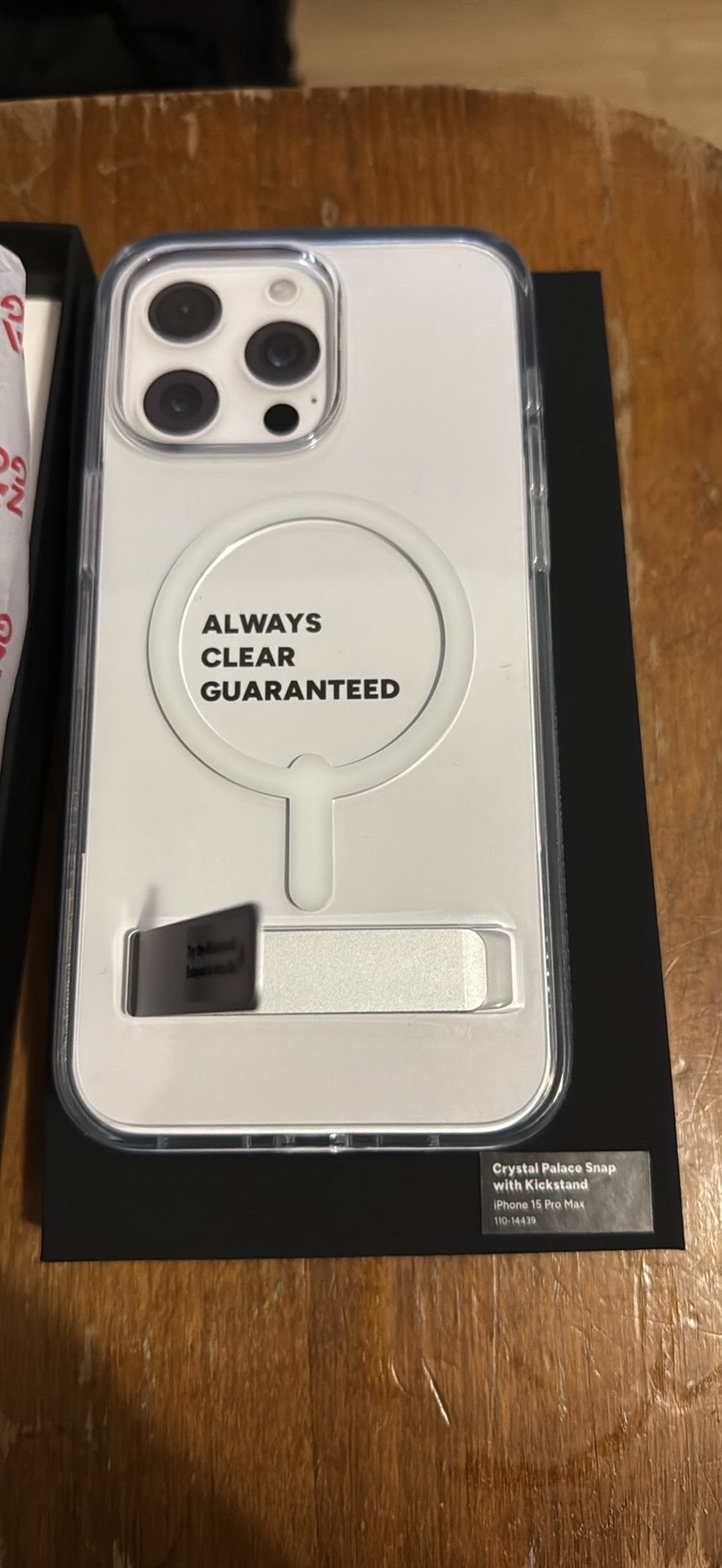 IPhone 15 pro Max ZAGG phone case with stand