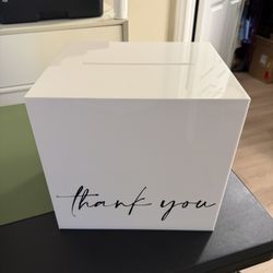 Lockable Thank You Box For Wedding