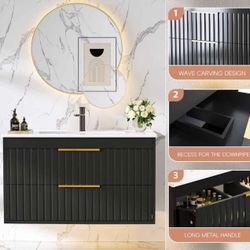 30” Mounted Bathroom Vanity