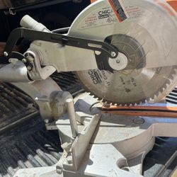 2 Compound Miter Saws And A Bandsaw