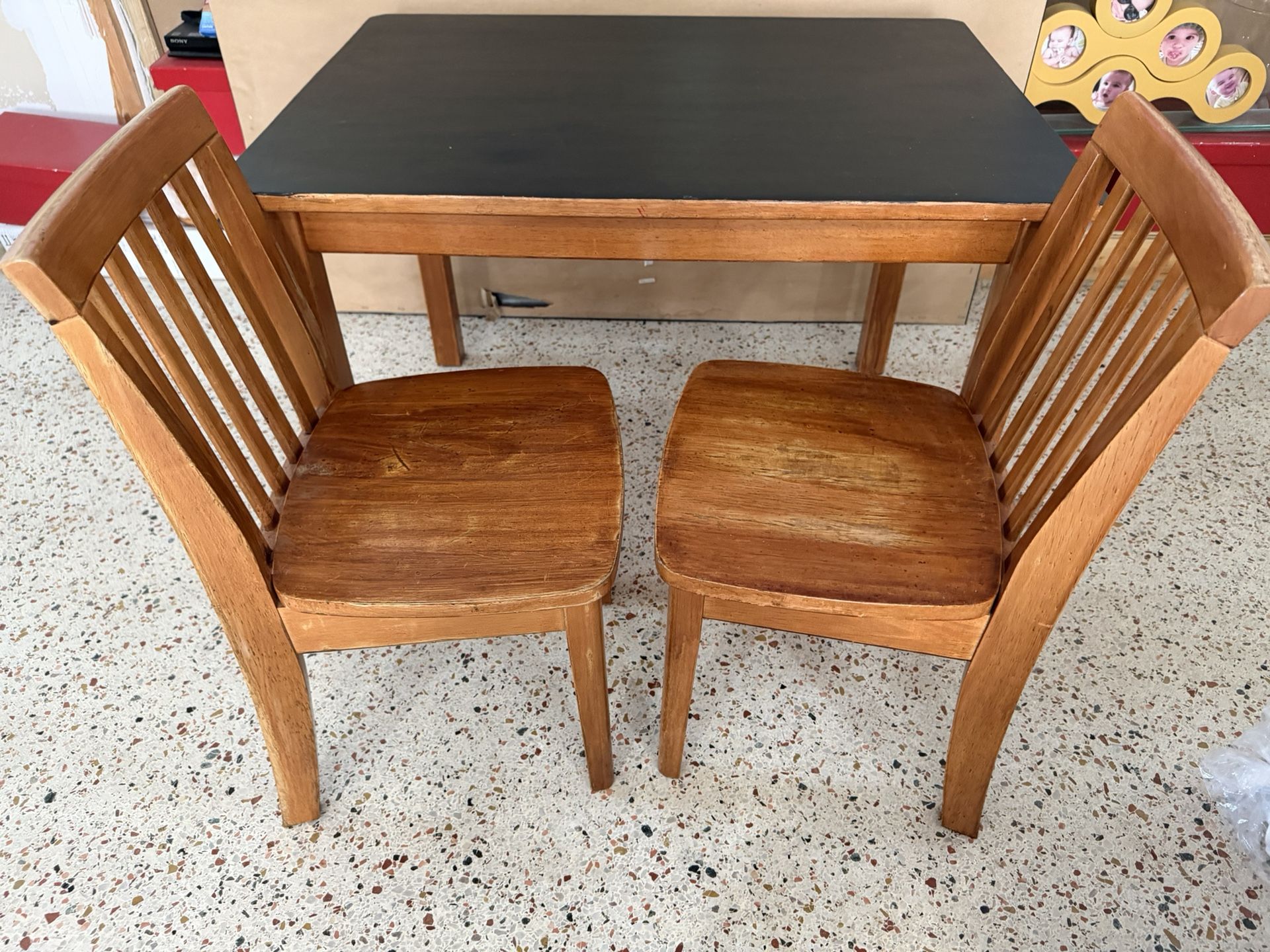 Kids Table N Chairs Pottery Barn