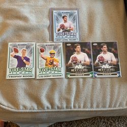 (5) Joe Burrow Rookie Cards