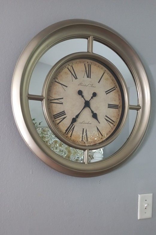 Mirror Wall Clock