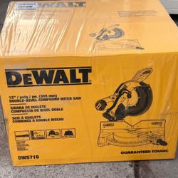 Dewalt 12" double bevel compound miter