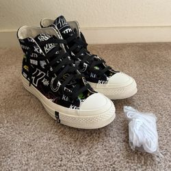 KITH x Converse: 10th Anniversary Chuck 70-Black: Men's size 6