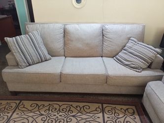 Ashley Furniture - Sofa, Loveseat, Recliner + Ottoman