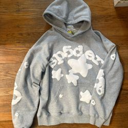 Grey Spider Hoodie 