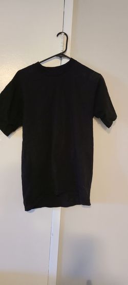 Plain Black Crew Neck T-Shirt