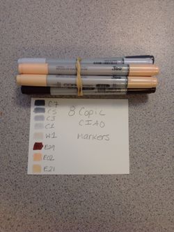 8 Copic Ciao markers