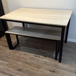 Picnic style dinner table