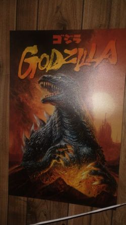 Godzilla Wall Decor (Lights up)