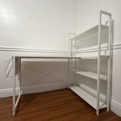 White Desk.  Good condition 