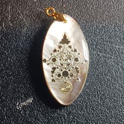 Black Abalone Shell Pendant 