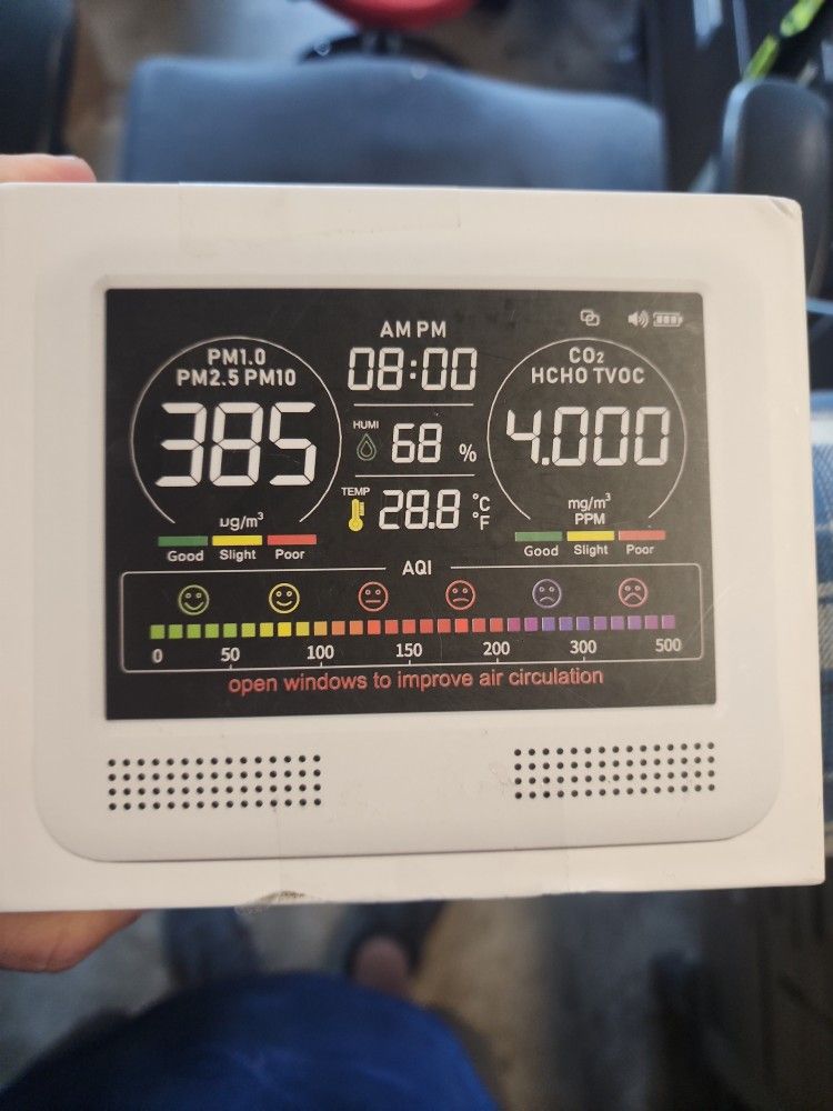 Air Quality Detector Jesus Look At This Thing