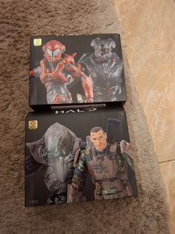 HALO Jazwares Vault Action Figure Bundle – Promethean Soldier & Spartan Vale + Ripa ‘Moramee & Sgt. Forge 2-Pack – NEW!
