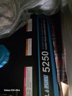 PulsarDual fuel generator for sale new never used