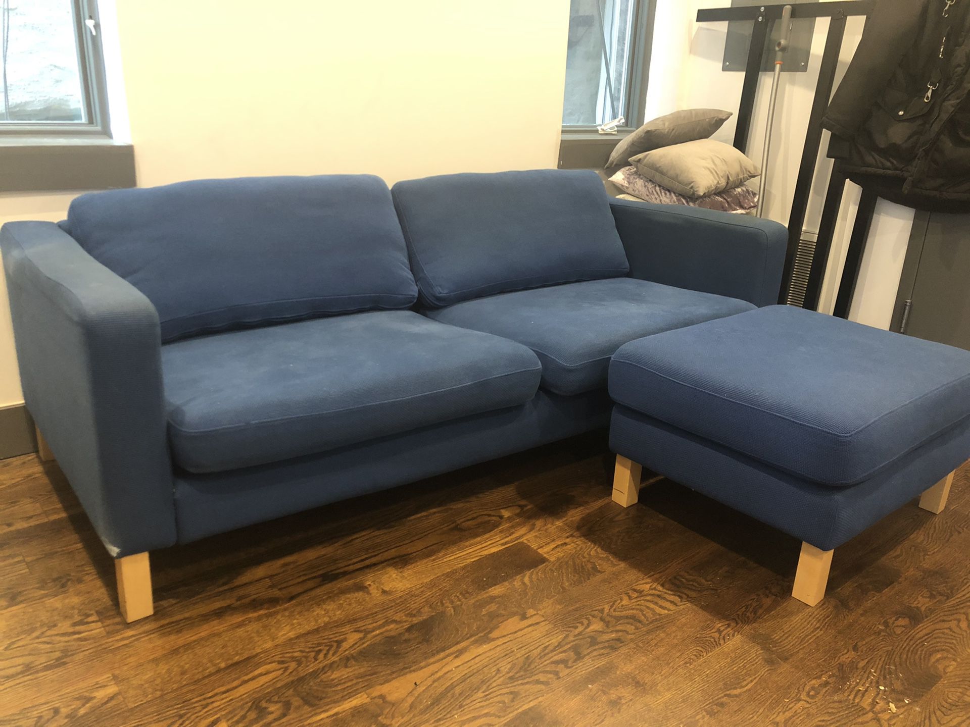IKEA Couch with foot rest