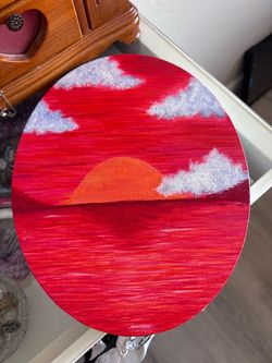 sunset painting