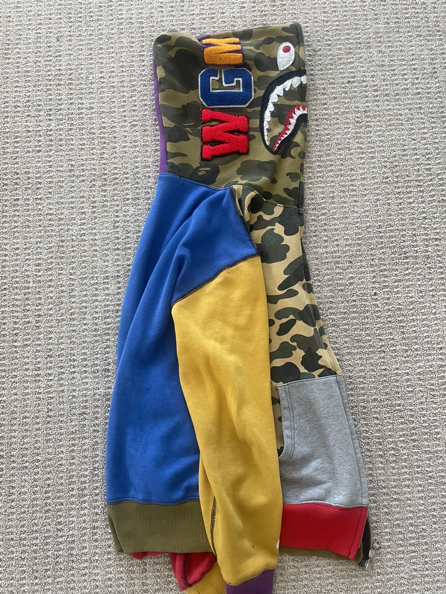 Bape Multicolor Shark Full Zip