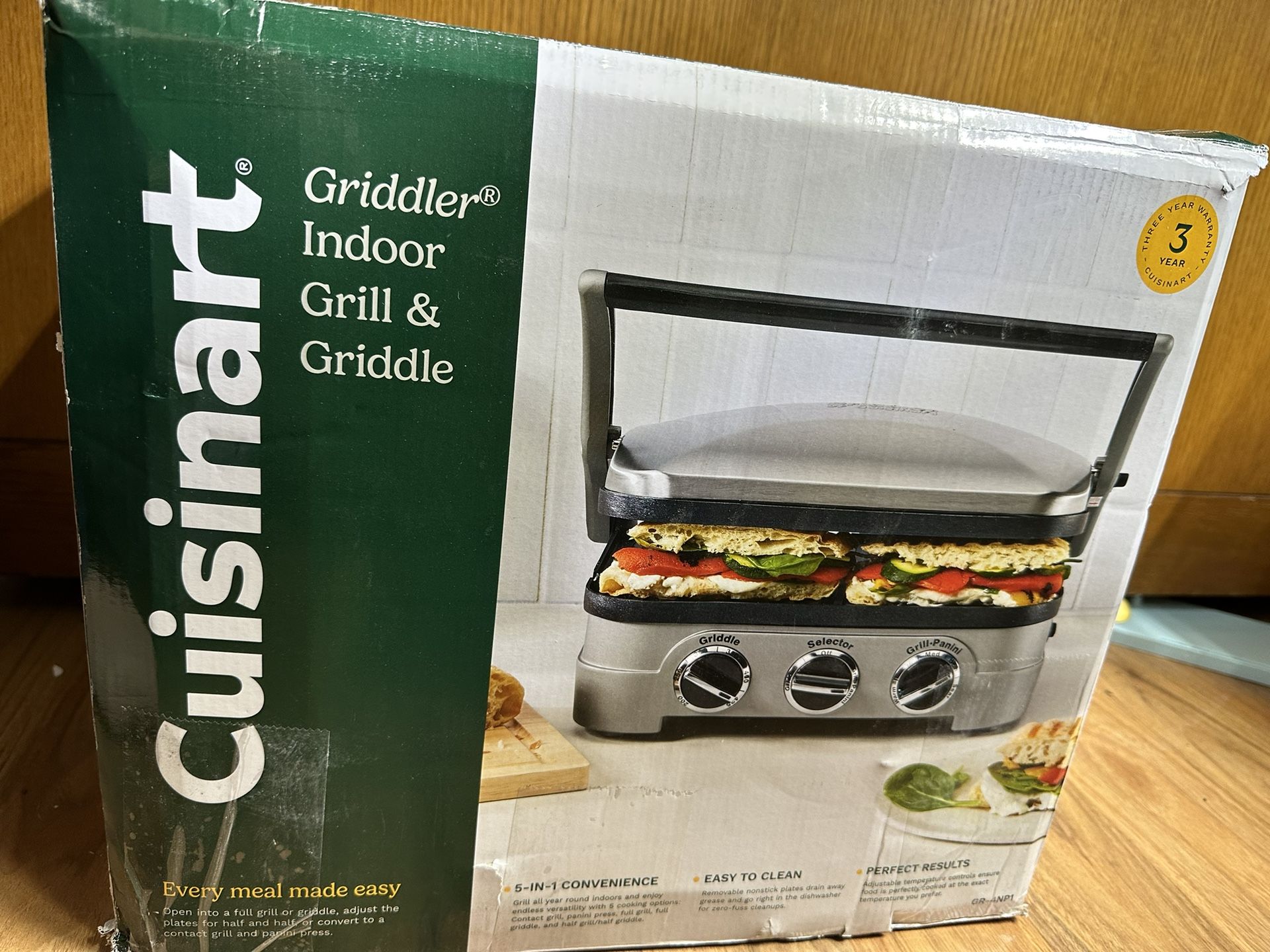 Cuisinart Indoor Grill, Panini Press, 5 In 1