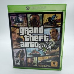 Grand Theft Auto 5 V GTA (Xbox One, 2014) Complete w/ Manual & Map Tested