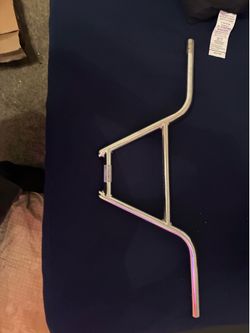 chrome high-rise handle bar