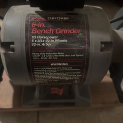 Craftsman 6” Bench Grinder 