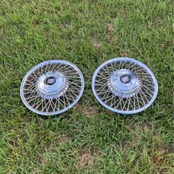 Buick Wire Basket Hubcaps 