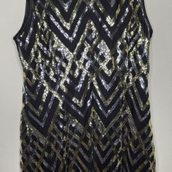Jessica Howard Women's Black Sequin Dress 